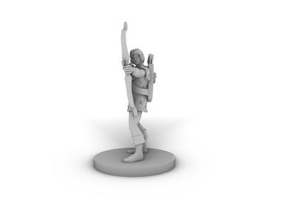 Young Human Male Ranger Tabletop DND Gaming Miniature