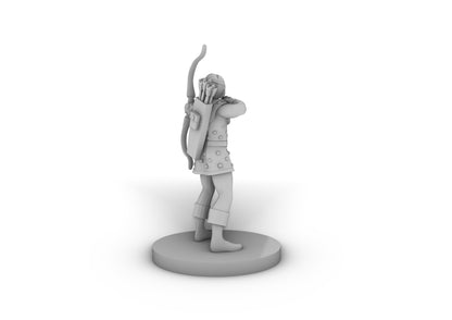 Young Human Male Ranger Tabletop DND Gaming Miniature