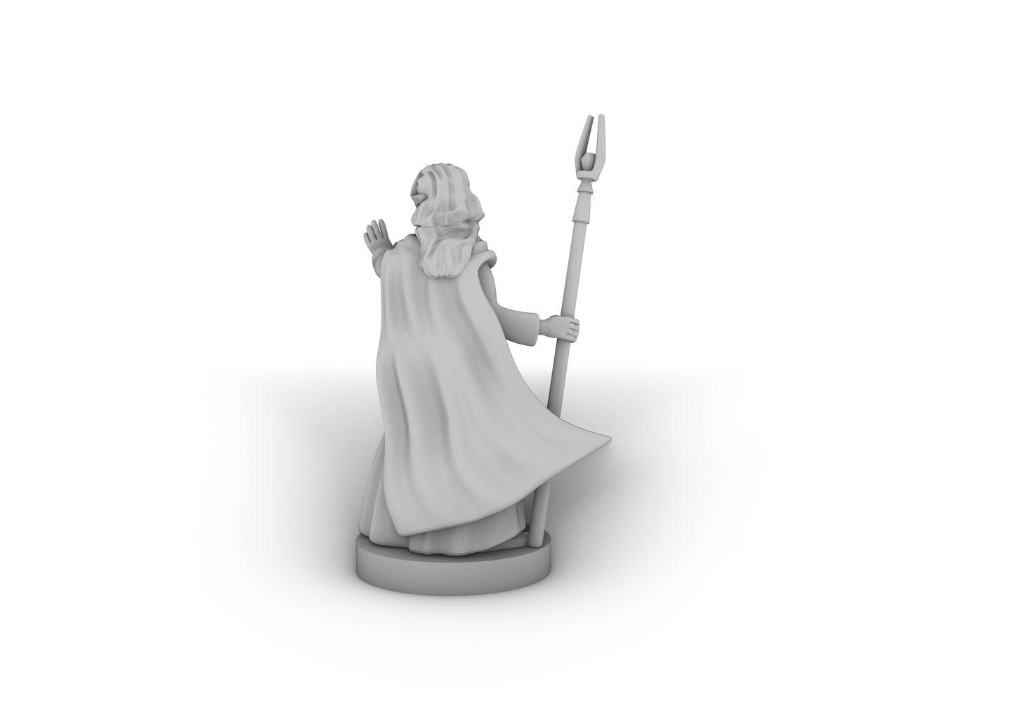 Young Human Sorceress Tabletop DND Gaming Miniature