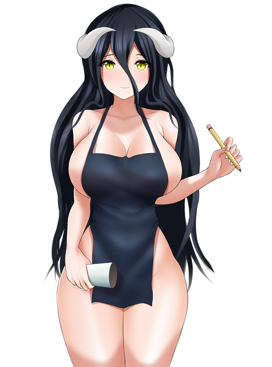 Albedo Barista Lewd Sticker