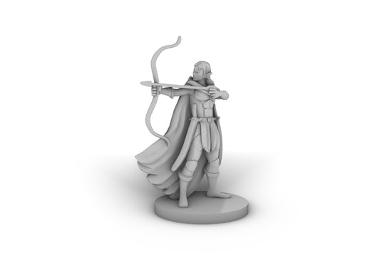 Female Archer Tabletop DND Gaming Miniature