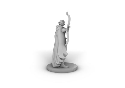 Female Archer Tabletop DND Gaming Miniature