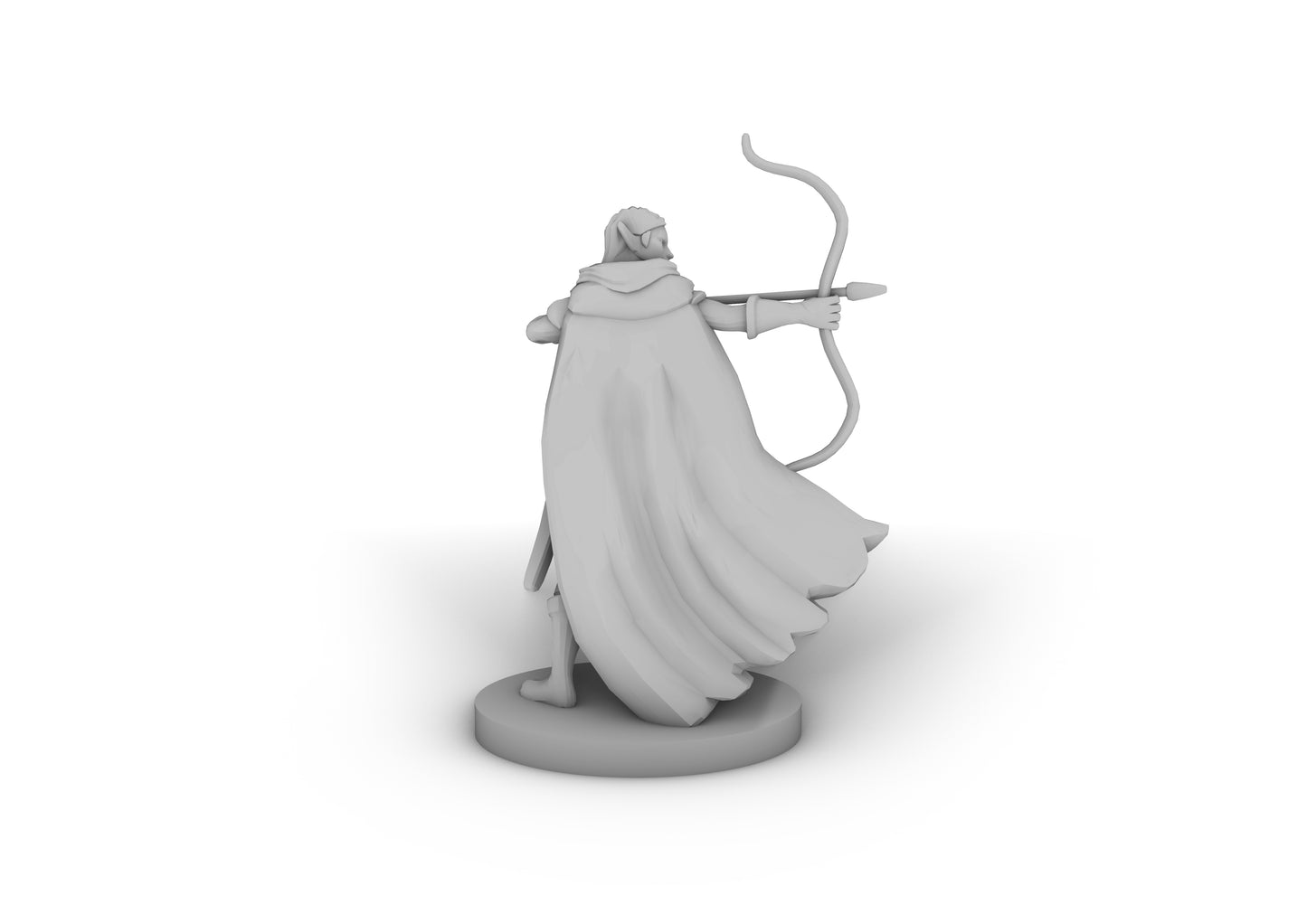 Female Archer Tabletop DND Gaming Miniature