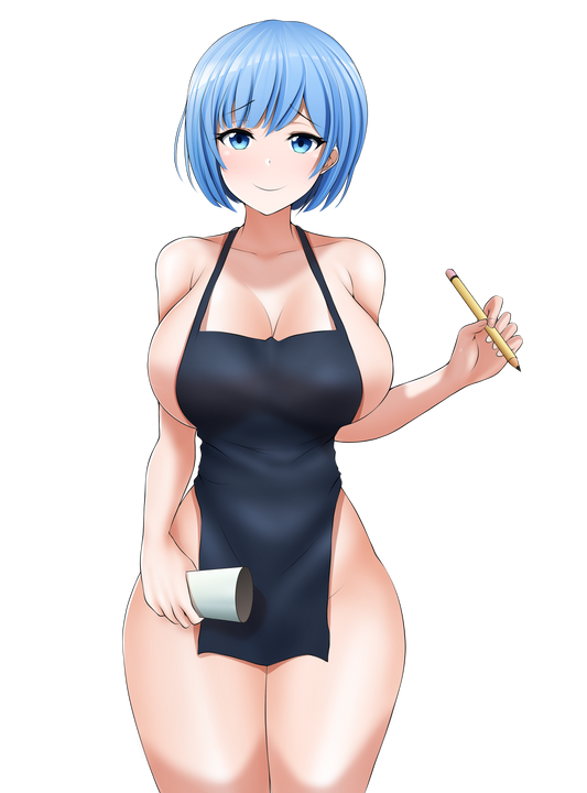 Rem Barista Lewd Sticker