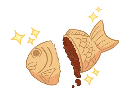 Yellow Taiyaki Sticker (Copy)