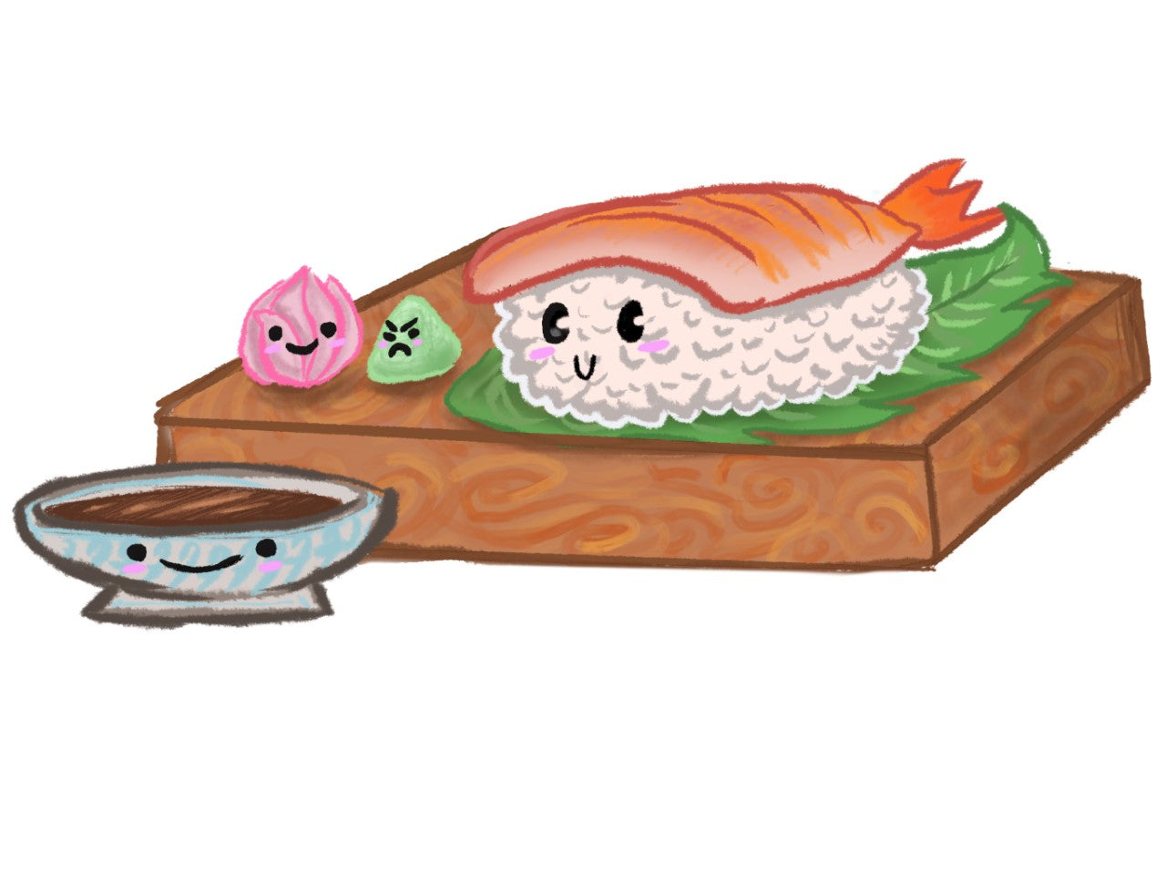 Sushi Platter Sticker